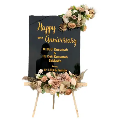 Papan Bunga Akrilik Taniwel